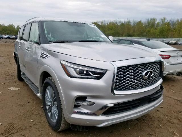 JN8AZ2NF4K9685299 - 2019 INFINITI QX80 LUXE SILVER photo 1