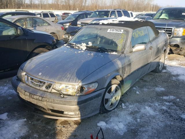 YS3DF75K237003294 - 2003 SAAB 9-3 SE SILVER photo 2