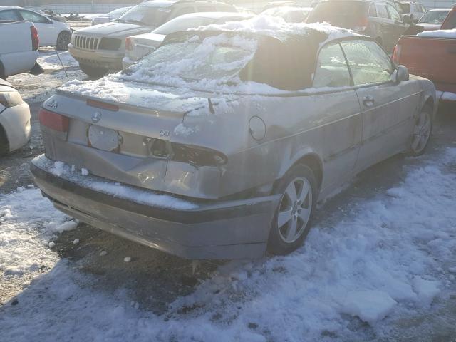 YS3DF75K237003294 - 2003 SAAB 9-3 SE SILVER photo 4