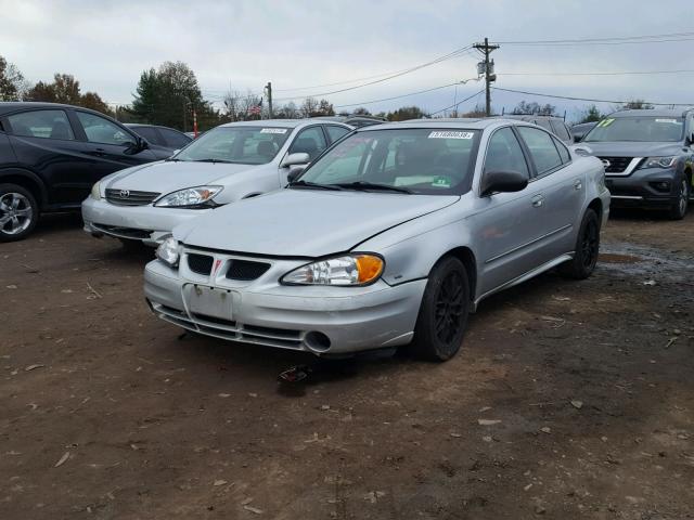 1G2NF52EX4M518307 - 2004 PONTIAC GRAND AM S SILVER photo 2