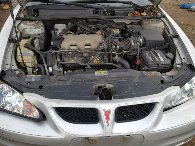 1G2NF52EX4M518307 - 2004 PONTIAC GRAND AM S SILVER photo 7