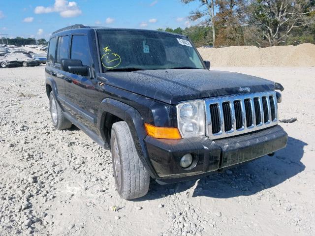 1J8HG48P97C696365 - 2007 JEEP COMMANDER შავი ფოტო 1