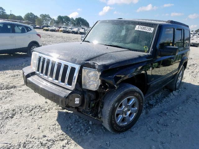 1J8HG48P97C696365 - 2007 JEEP COMMANDER შავი ფოტო 2