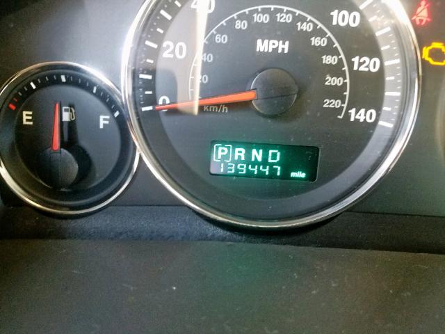 1J8HG48P97C696365 - 2007 JEEP COMMANDER შავი ფოტო 8