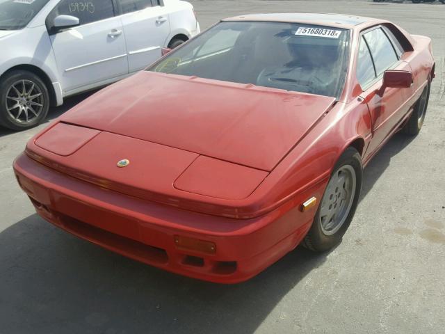 SCCFC20A7JHF62178 - 1988 LOTUS ESPRIT SE RED photo 2