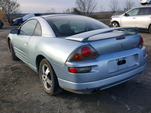 4A3AC44G33E177494 - 2003 MITSUBISHI ECLIPSE GS BLUE photo 3