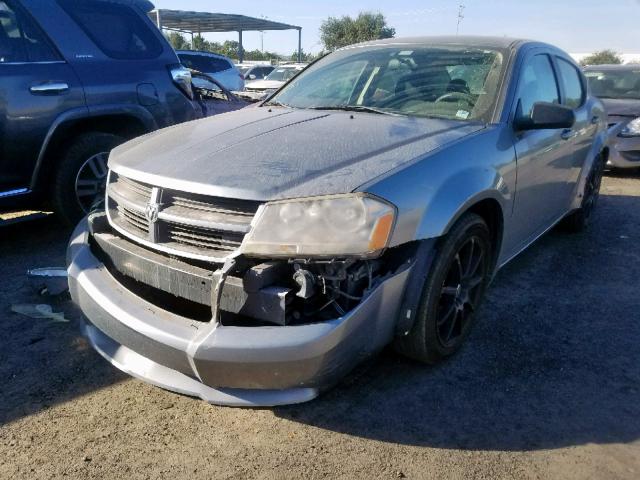 1B3LC46B59N528476 - 2009 DODGE AVENGER SE GRAY photo 2