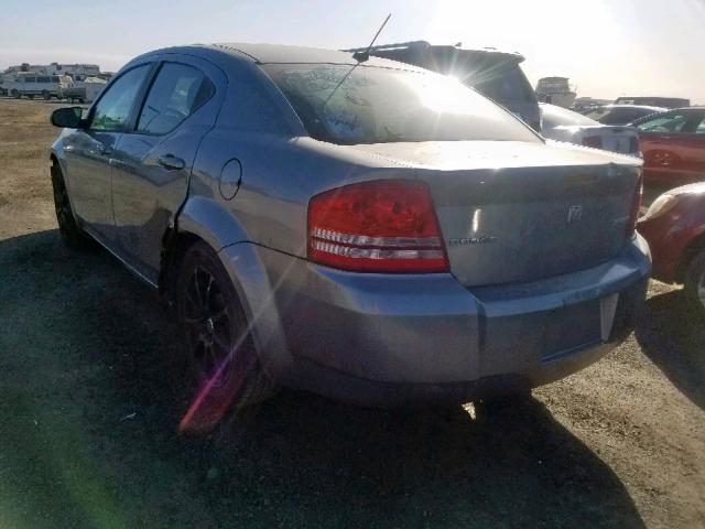 1B3LC46B59N528476 - 2009 DODGE AVENGER SE GRAY photo 3