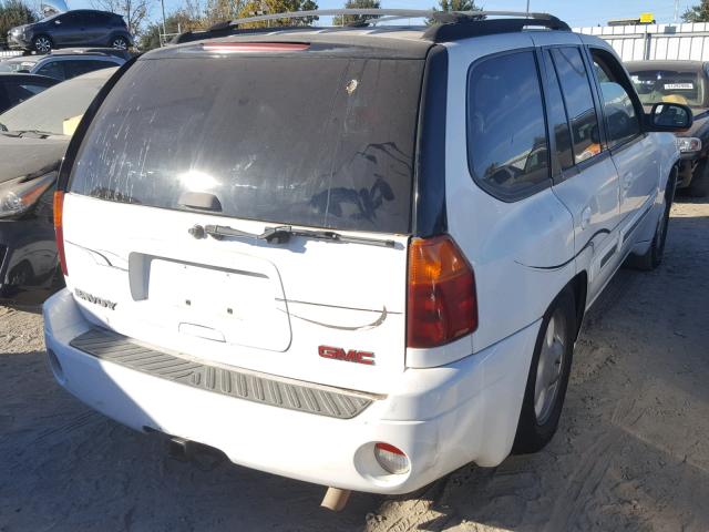 1GKDT13S722140344 - 2002 GMC ENVOY WHITE photo 4