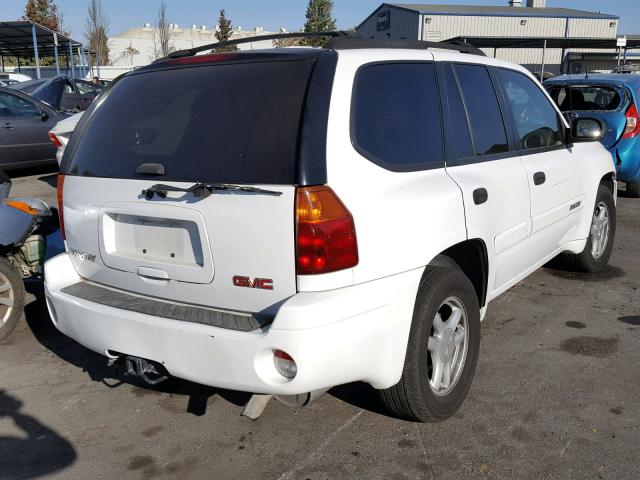 1GKDT13S242109862 - 2004 GMC ENVOY WHITE photo 4