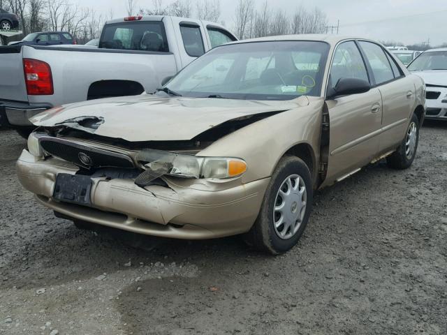 2G4WS52J441206516 - 2004 BUICK CENTURY CU BEIGE photo 2