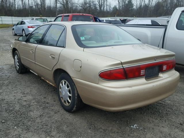 2G4WS52J441206516 - 2004 BUICK CENTURY CU BEIGE photo 3