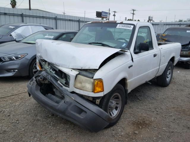 1FTYR10C81TA10963 - 2001 FORD RANGER WHITE photo 2