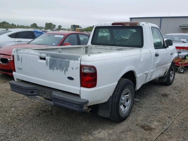 1FTYR10C81TA10963 - 2001 FORD RANGER WHITE photo 4