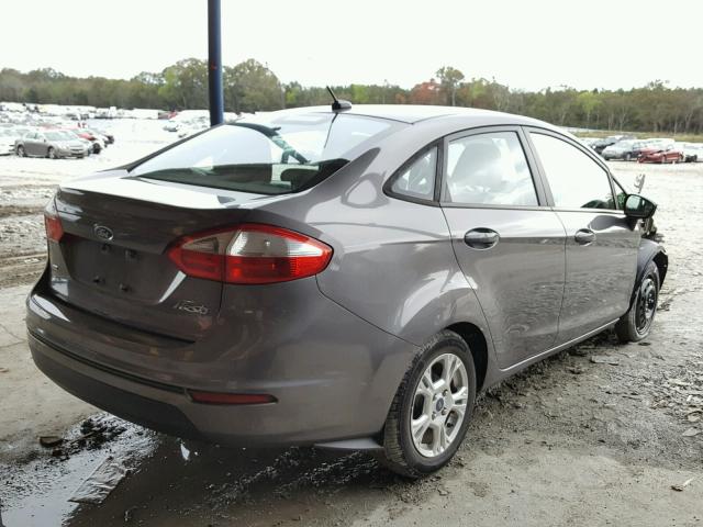 3FADP4BJ5EM215877 - 2014 FORD FIESTA SE GRAY photo 4