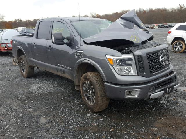 1N6AA1F4XHN503466 - 2017 NISSAN TITAN XD S GRAY photo 1