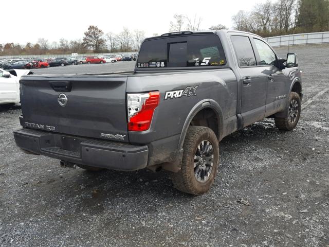 1N6AA1F4XHN503466 - 2017 NISSAN TITAN XD S GRAY photo 4