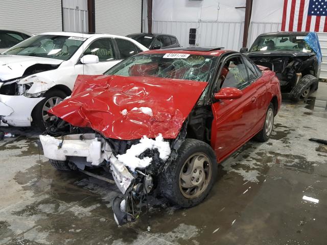 1G8ZY12762Z108535 - 2002 SATURN SC2 RED photo 2