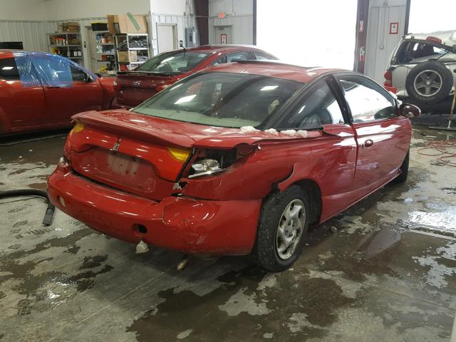 1G8ZY12762Z108535 - 2002 SATURN SC2 RED photo 4