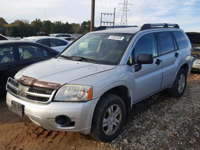 4A4MN21S87E054635 - 2007 MITSUBISHI ENDEAVOR L SILVER photo 2