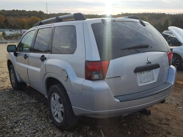 4A4MN21S87E054635 - 2007 MITSUBISHI ENDEAVOR L SILVER photo 3