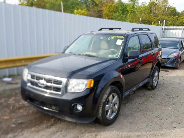 1FMCU9D75BKA41448 - 2011 FORD ESCAPE XLT BLACK photo 2