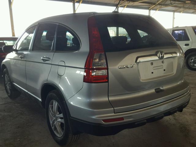 JHLRE3H70AC004094 - 2010 HONDA CR-V EXL SILVER photo 3