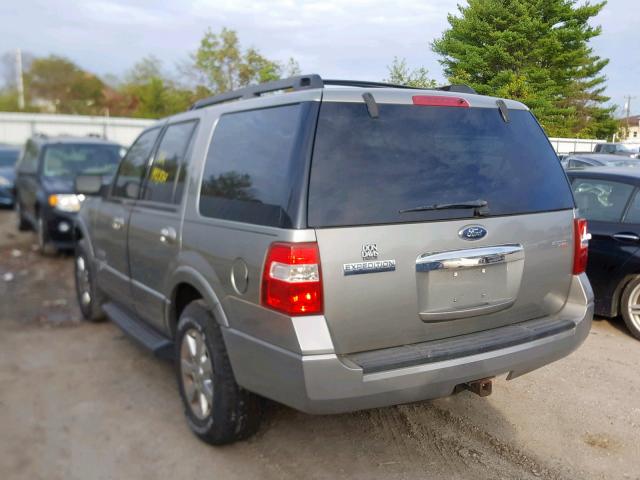 1FMFU15568LA86123 - 2008 FORD EXPEDITION SILVER photo 3