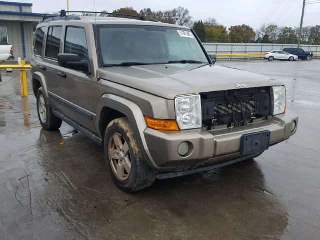 1J8HG48K76C302820 - 2006 JEEP COMMANDER GOLD photo 1