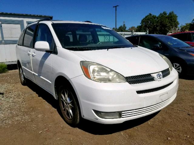 5TDBA22C35S034768 - 2005 TOYOTA SIENNA XLE WHITE photo 1