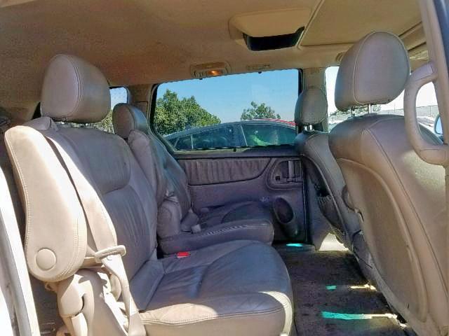 5TDBA22C35S034768 - 2005 TOYOTA SIENNA XLE WHITE photo 6