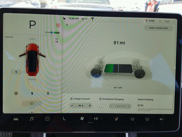 5YJ3E1EB8JF093478 - 2018 TESLA MODEL 3 RED photo 8