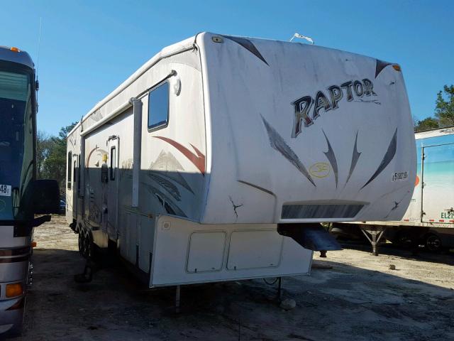 4YDF380399R800599 - 2009 KEYSTONE RAPTOR WHITE photo 1