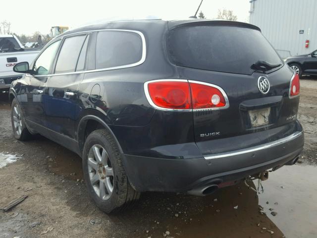 5GAER23708J229432 - 2008 BUICK ENCLAVE CX BLACK photo 3