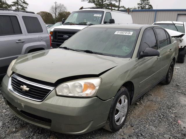1G1ZS51F36F124134 - 2006 CHEVROLET MALIBU LS მწვანე ფოტო 2