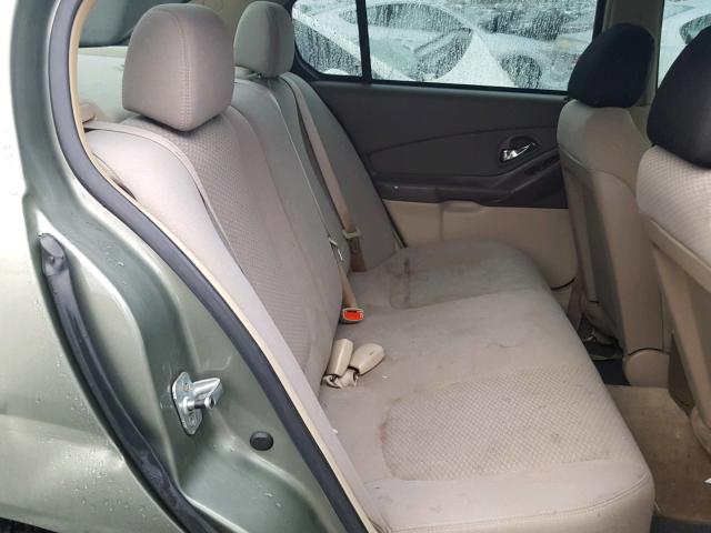 1G1ZS51F36F124134 - 2006 CHEVROLET MALIBU LS მწვანე ფოტო 6