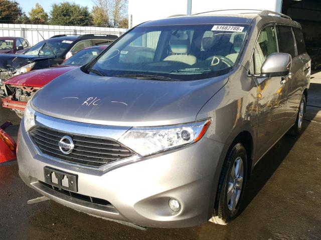 JN8AE2KPXC9030610 - 2012 NISSAN QUEST S SILVER photo 2