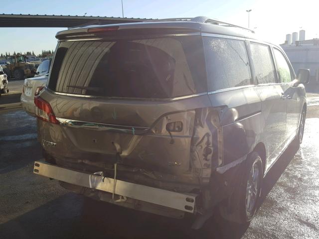 JN8AE2KPXC9030610 - 2012 NISSAN QUEST S SILVER photo 4