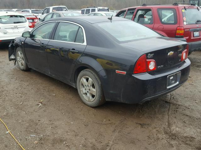 1G1ZG57B084204317 - 2008 CHEVROLET MALIBU LS 黑色 照片 3