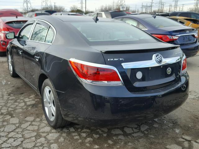 1G4GA5EC3BF315284 - 2011 BUICK LACROSSE C BLACK photo 3