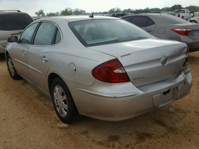 2G4WD582461193795 - 2006 BUICK LACROSSE C SILVER photo 3