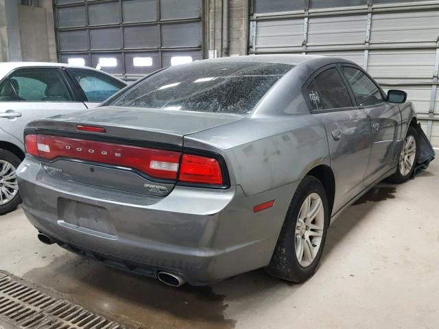 2B3CL1CT2BH556553 - 2011 DODGE CHARGER PO GRAY photo 4