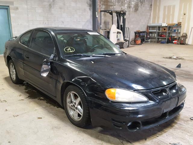 1G2NW12E82C164623 - 2002 PONTIAC GRAND AM G BLACK photo 1