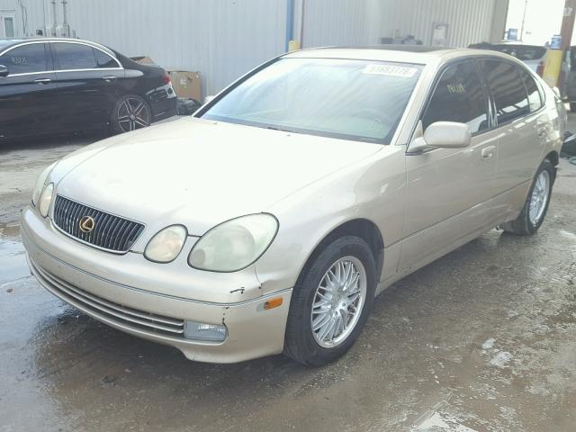 JT8BD69S030183827 - 2003 LEXUS GS 300 GOLD photo 2