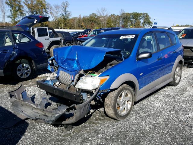 5Y2SL65888Z413230 - 2008 PONTIAC VIBE BLUE photo 2