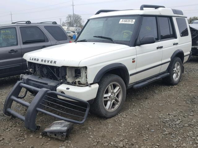 SALTW19454A867443 - 2004 LAND ROVER DISCOVERY WHITE photo 2
