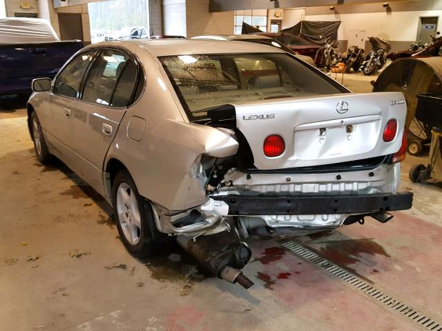 JT8BD69S830179556 - 2003 LEXUS GS 300 SILVER photo 3