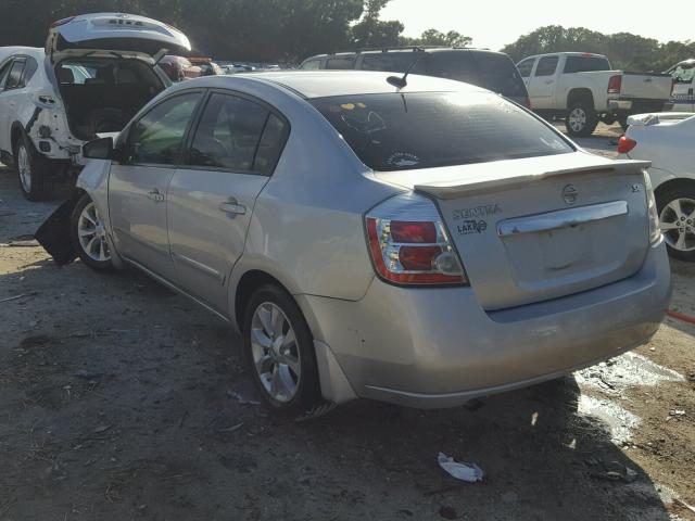 3N1AB6AP9CL747460 - 2012 NISSAN SENTRA 2.0 SILVER photo 3