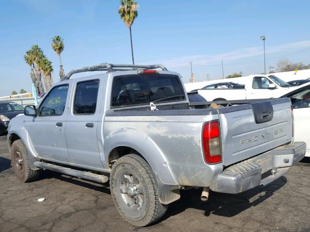 1N6ED27T53C450510 - 2003 NISSAN FRONTIER C SILVER photo 3