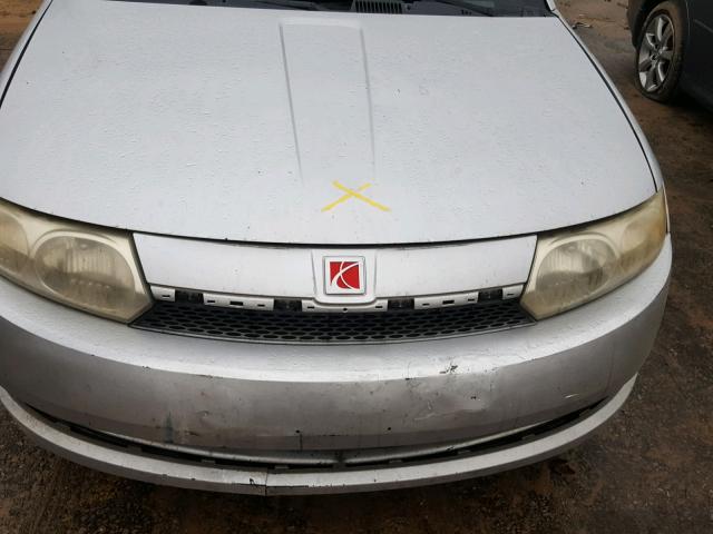 1G8AJ52FX3Z115991 - 2003 SATURN ION LEVEL SILVER photo 7